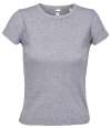 04814 Sara SOL'S Ladies Sara T-Shirt Light Grey Marl colour image
